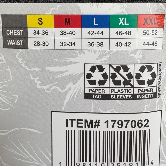 Tommy Bahama Men's Lounge/Pajamas Set, Small, Blue/Gray, NWT - Picture 15 of 15